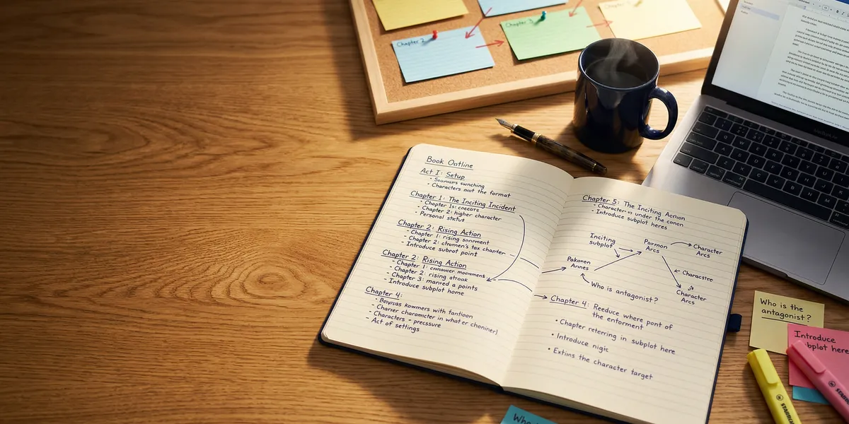 How To Write A Book Outline: Step-by-Step Guide in 2026 ✍️